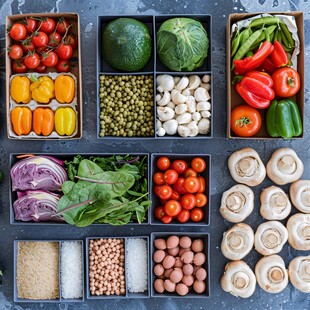 菜种在泡沫箱里