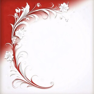 花纹红色展板
