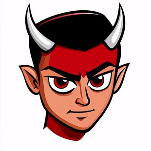 小恶魔卡通形象