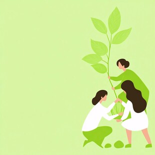 亲子植树节公益