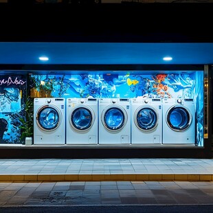 洗衣店门面