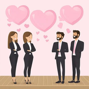 相亲派对新人相聚