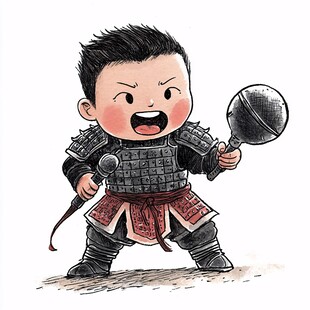 古代将领卡通形象