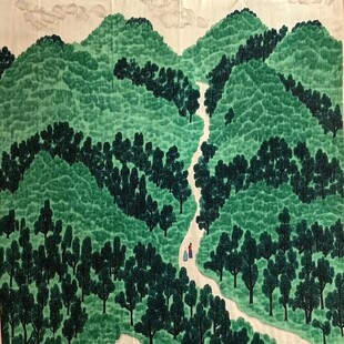 绿遍山原白满川