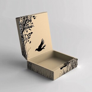 桂花树时尚月饼盒