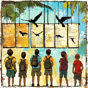 青少年夏令营广告