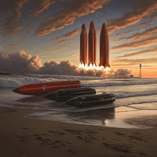 飞船火箭壁纸