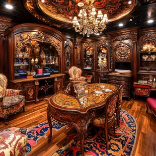 宫廷式整木定制家居