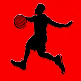 篮球运动剪影