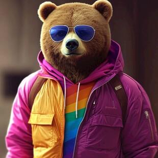 熊装男孩形象设计