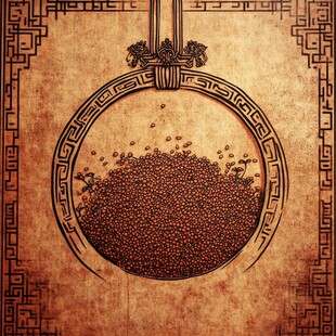 酱油酿造浮雕效果图