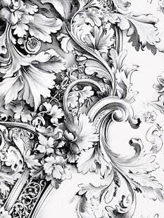 3d欧式花纹底纹