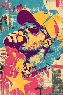 嘻哈广告嘻哈背景