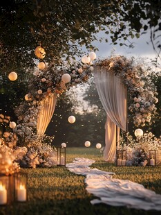 橙色森系仪式区