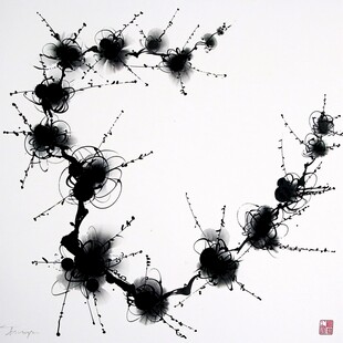 水墨梅花小品