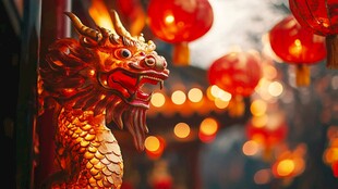 新春灯会龙灯笼