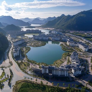 中信金陵酒店航拍