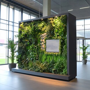 苔藓植物背景墙