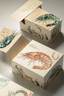虾盒包装设计