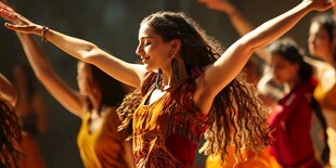 新疆舞人物新疆舞培训