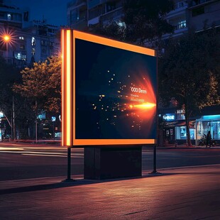 现代科技广告牌