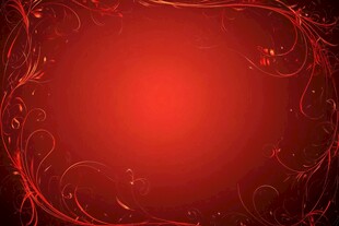 简洁红色背景花纹