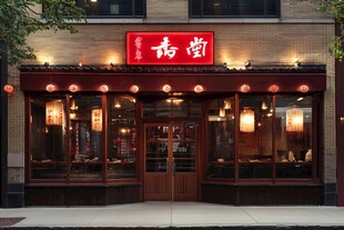 香稻亭门头设计