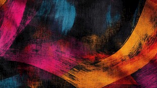 彩色笔触炫彩背景