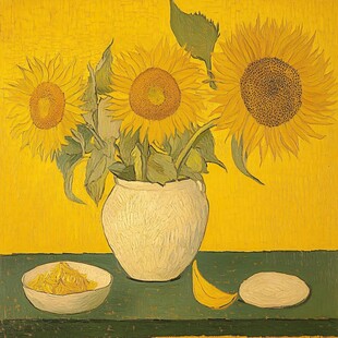 装饰画向日葵