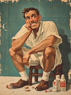 欧美复古人物插画