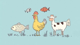 家禽养殖卡通形象