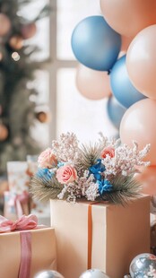 圣诞新年气氛礼盒包装