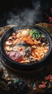 石锅酸汤深海鱼