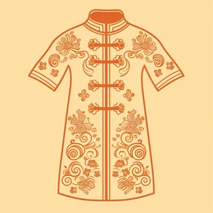 中式服装花纹图案