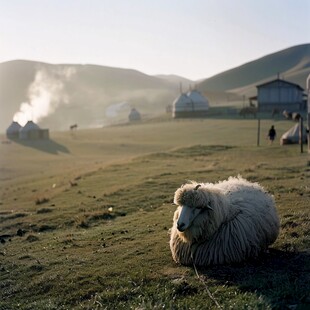 美丽草原的薅羊毛