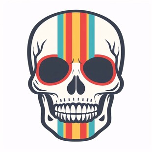 墨镜骷髅头