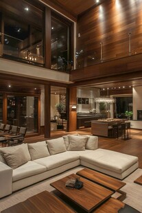 豪宅别墅大客厅