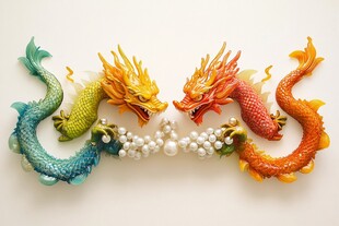 龙年立体装饰