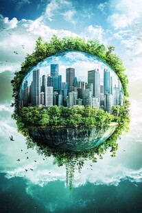 科技环保绿色城市