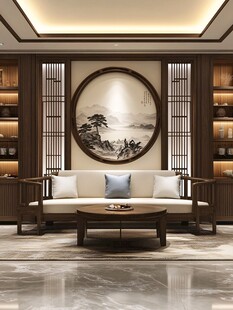 茶室背景客厅背景