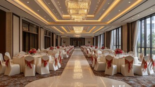 酒店宴会厅实拍