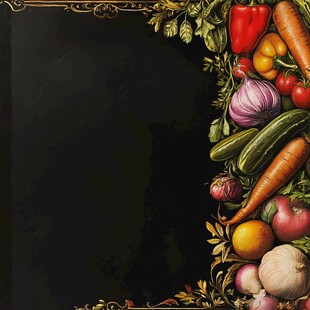 蔬菜海报背景
