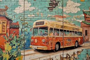 港式壁画