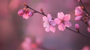 唯美桃花高清壁纸