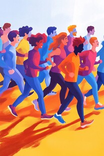 运动跑步马拉松