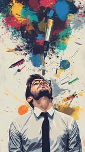 美术招生海报背景