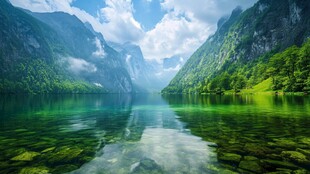 唯美自然山青水秀