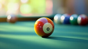 台球比赛球类运动