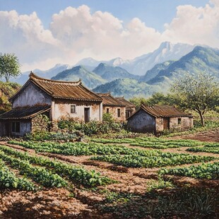 农家风光装饰画