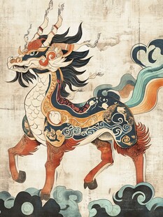 龙马精神装饰画